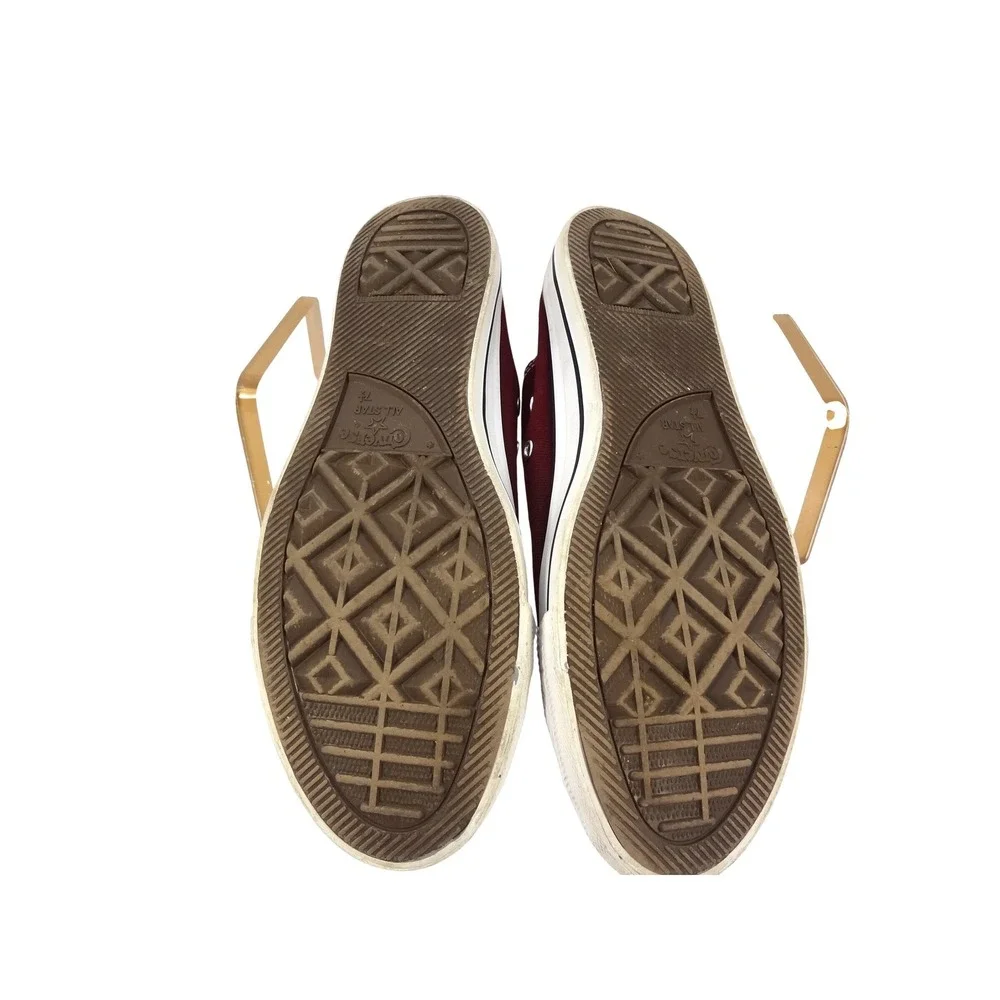 Converse All Star Low Top Burgundy Maroon Canvas Sneakers Mens‎ 7.5